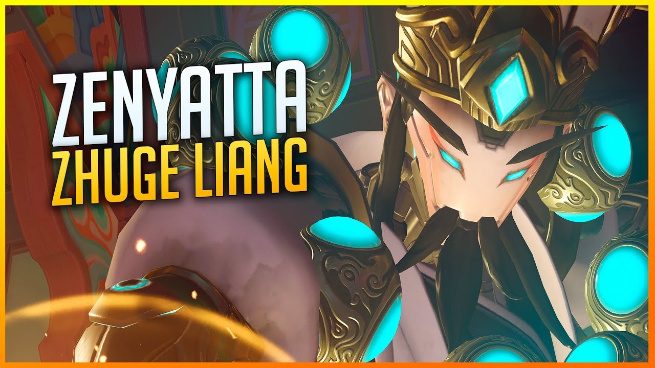 OVERWATCH: ZENYATTA ZHUGE LIANG MACHACANDO SIN MANOS | Makina