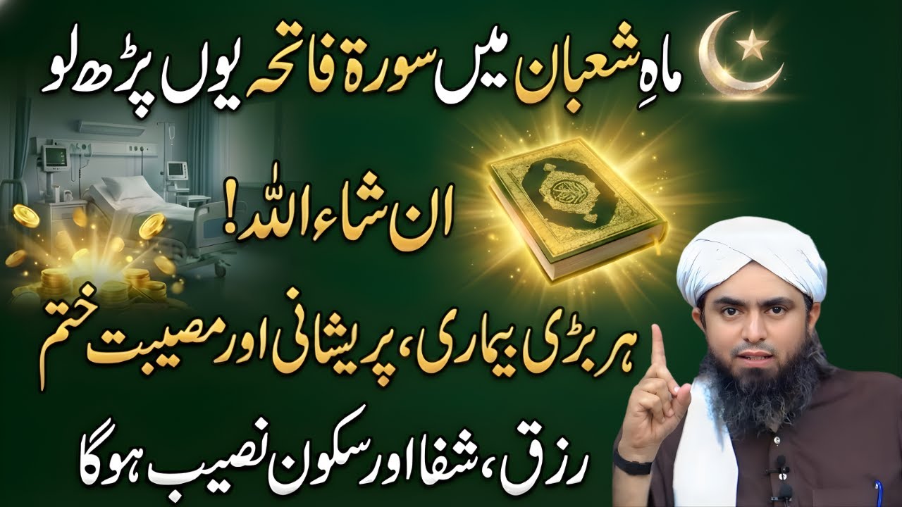 Maah-e-Shaban | Surah Fatiha Se Har Bimari, Musibat Khatam | Rizq & Shifa | Engr Muhammad Ali Mirza