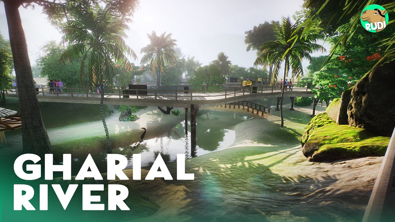 Gharial River Habitat - Lets Play Planet Zoo Franchise - Casa de la Tierra