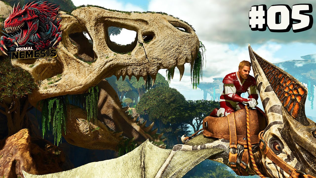 ESSE MAPA SÓ TEM LUGARES INCRÍVEIS! VOANDO DE PTERO. ARK PRIMAL NEMESIS NO MAPA ALTHEMIA #05