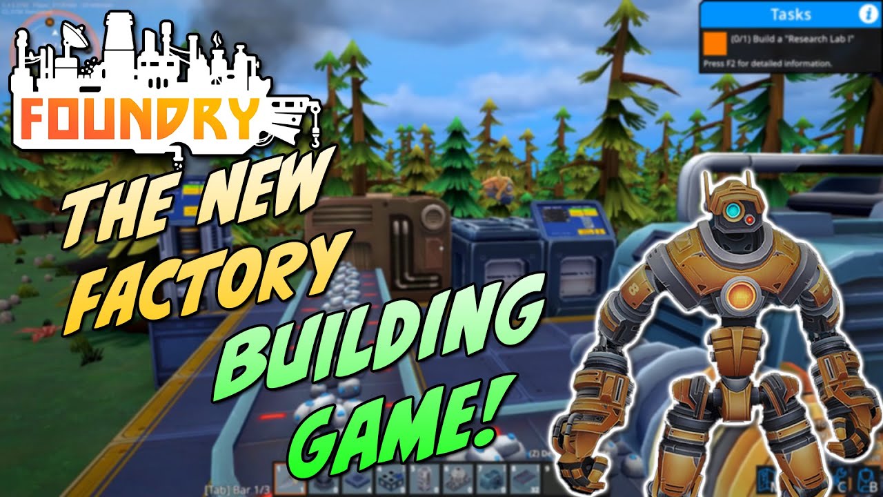 FOUNDRY | Could This Be The New Factory Building Game? | First Look |