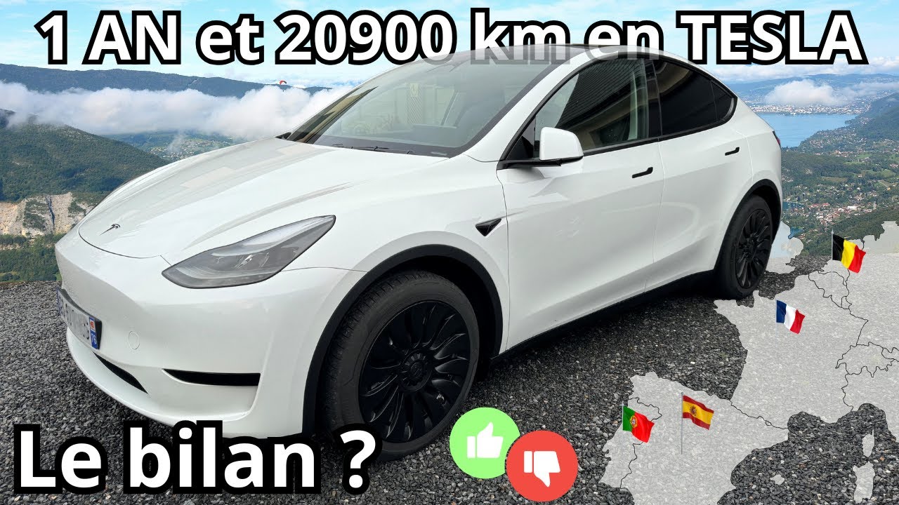1 an en TESLA MODEL Y propulsion, l'heure du bilan !!!
