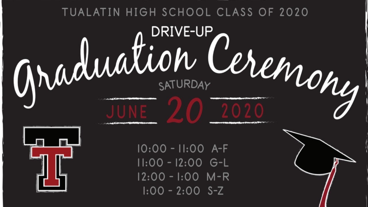 Tualatin High School Drive-Up Graduation Class of 2020