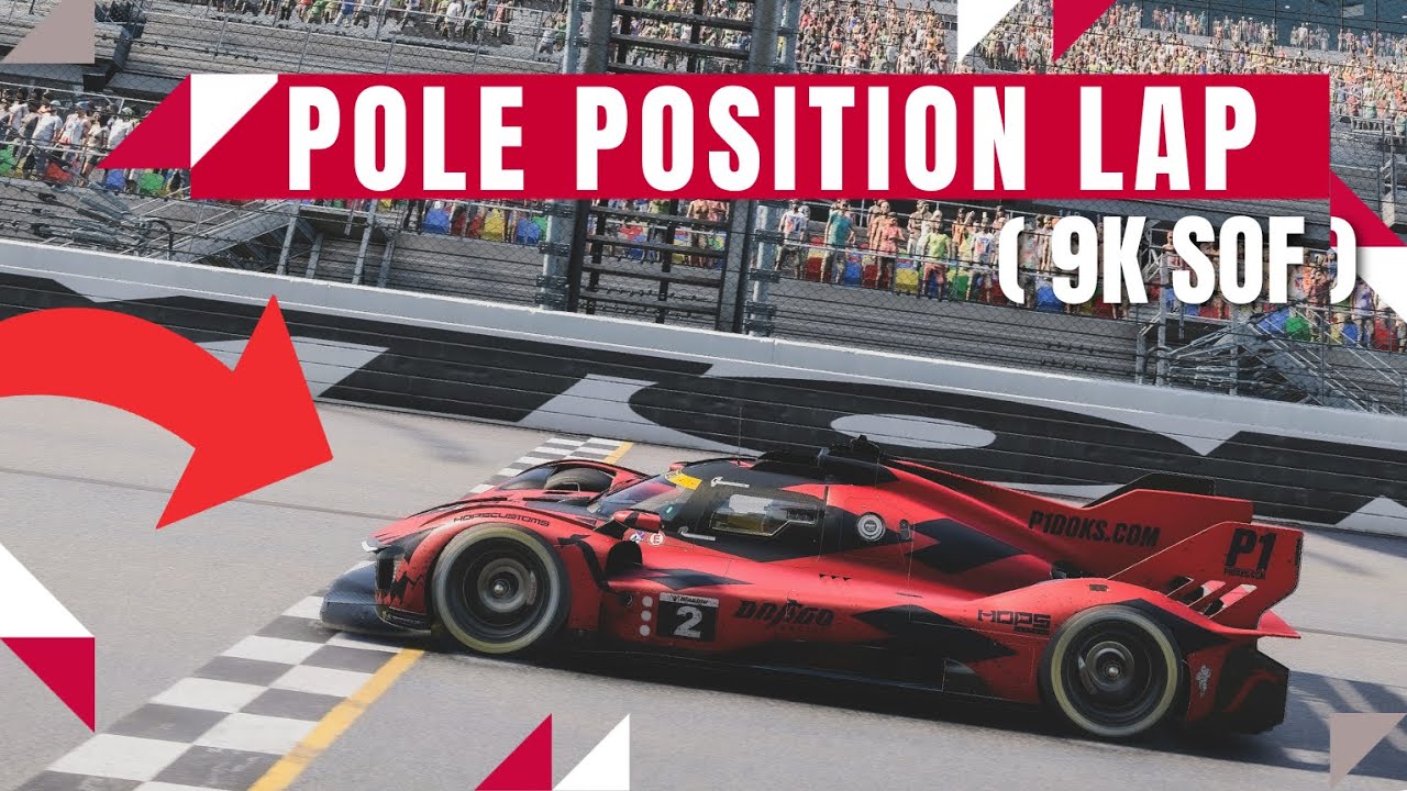 iRacing Top Split DAYTONA Pole Position Qualifying│Full Run no Apron edition