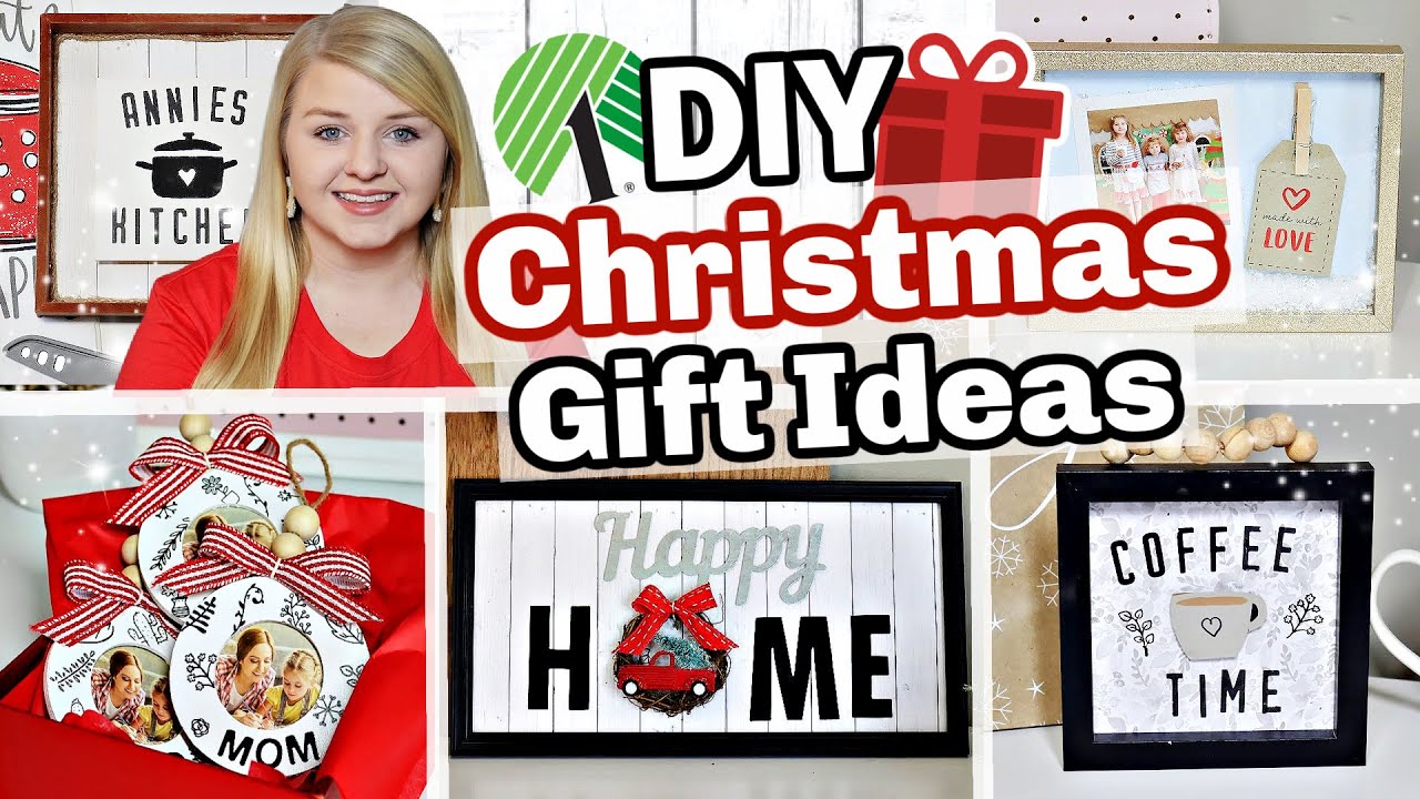 $1 DIY CHRISTMAS GIFTS YOU CAN MAKE AT HOME! | 5 Dollar Tree DIY Gift Ideas | Krafts by Katelyn