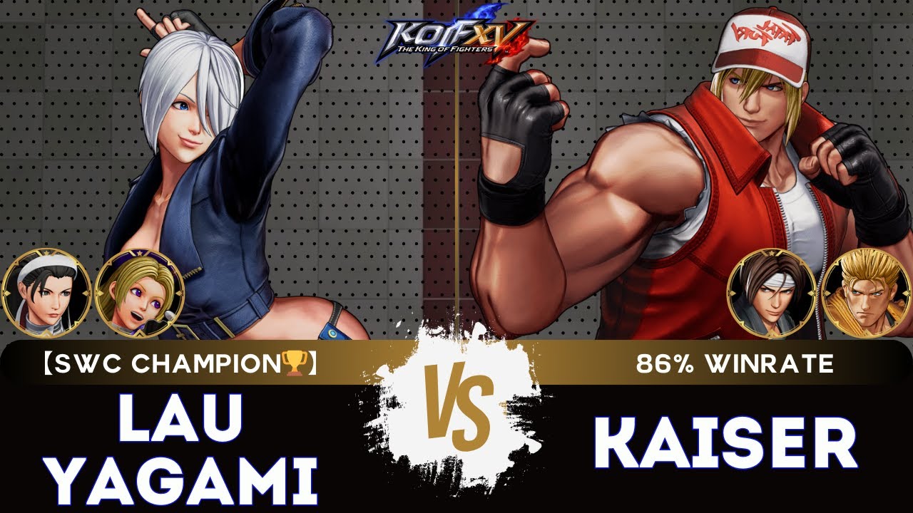 KOF XV ▰ LAUYAGAMI (Ángel/Hinako/Chizuru) 🆚 KAISER (Kyo/Terry/Ryo)🎞️Replay Match - 12/25