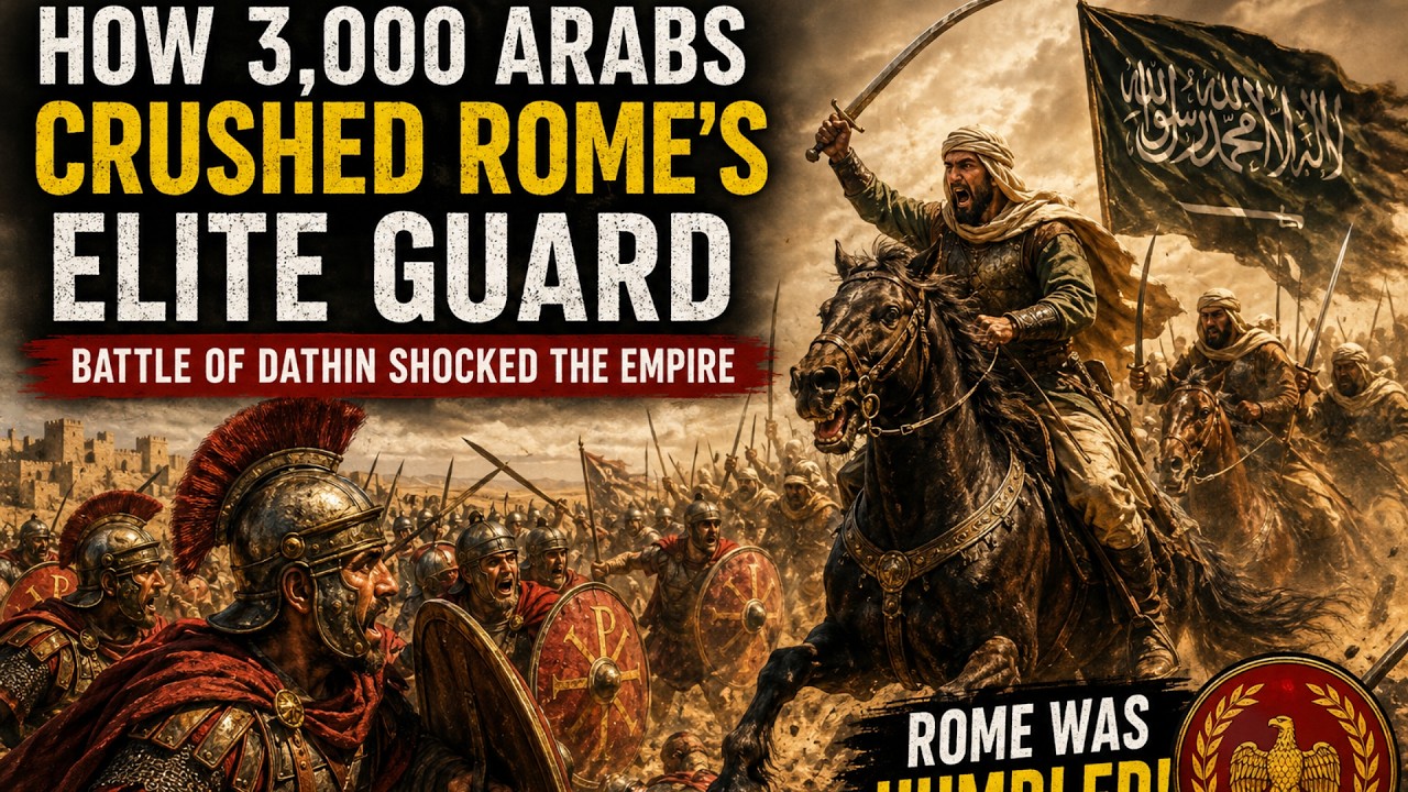 How 3,000 Arabs CRUSHED Rome's Elite Guard (Battle of Dathin Shocked The Empire)