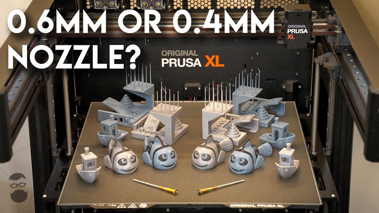 Prusa XL - 0.6mm vs 0.4mm Nozzle Comparison