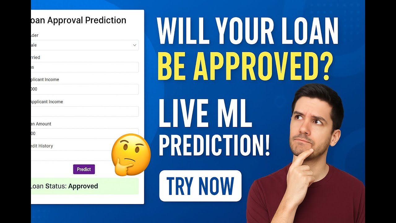 Loan Approval Prediction Using Machine Learning | Flask Web App Deployment Tutorial