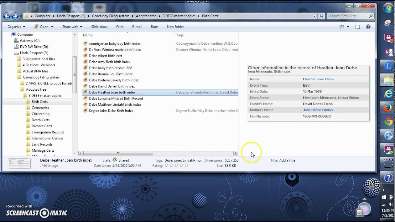 tagging files in windows explorer