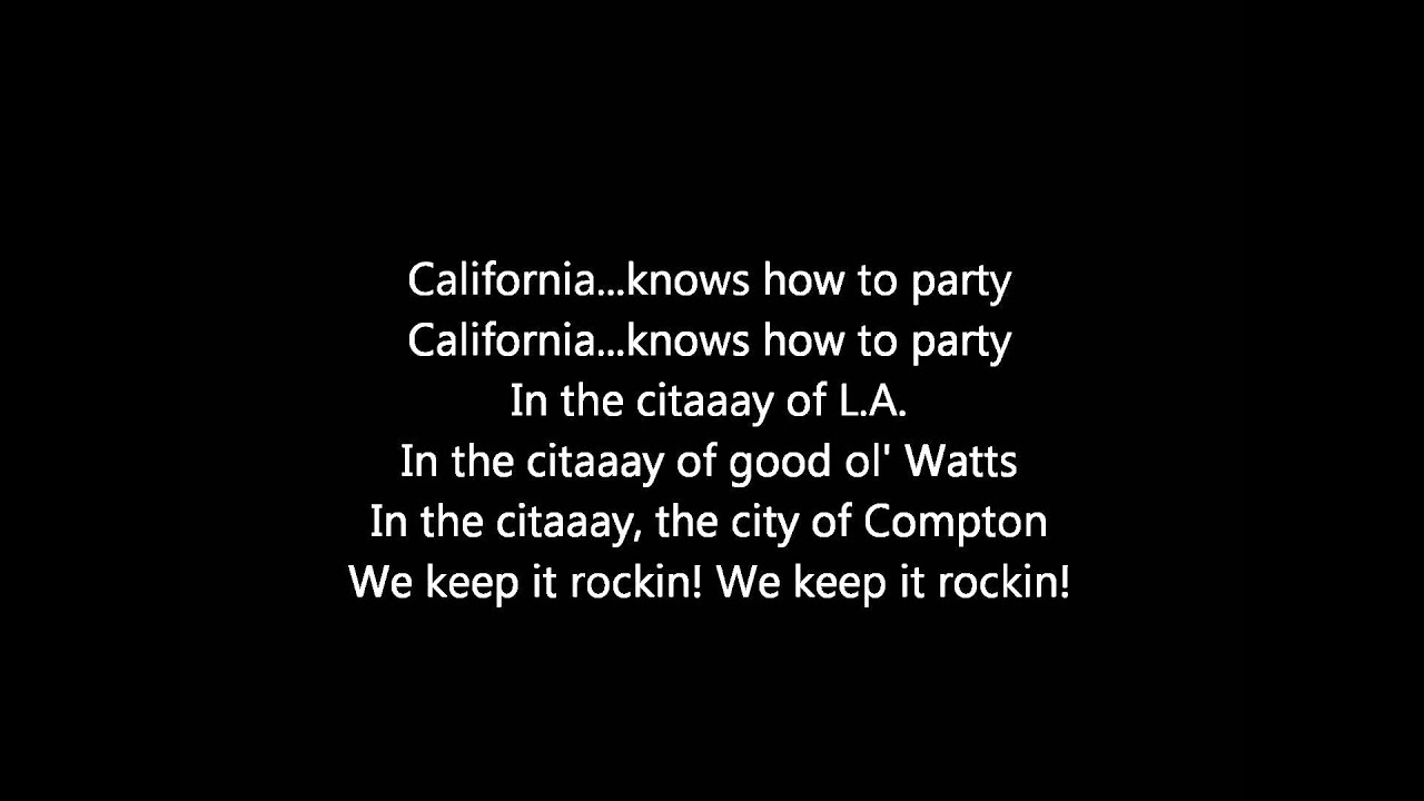 2Pac Ft. Dr. Dre Calfornia Love Lyrics