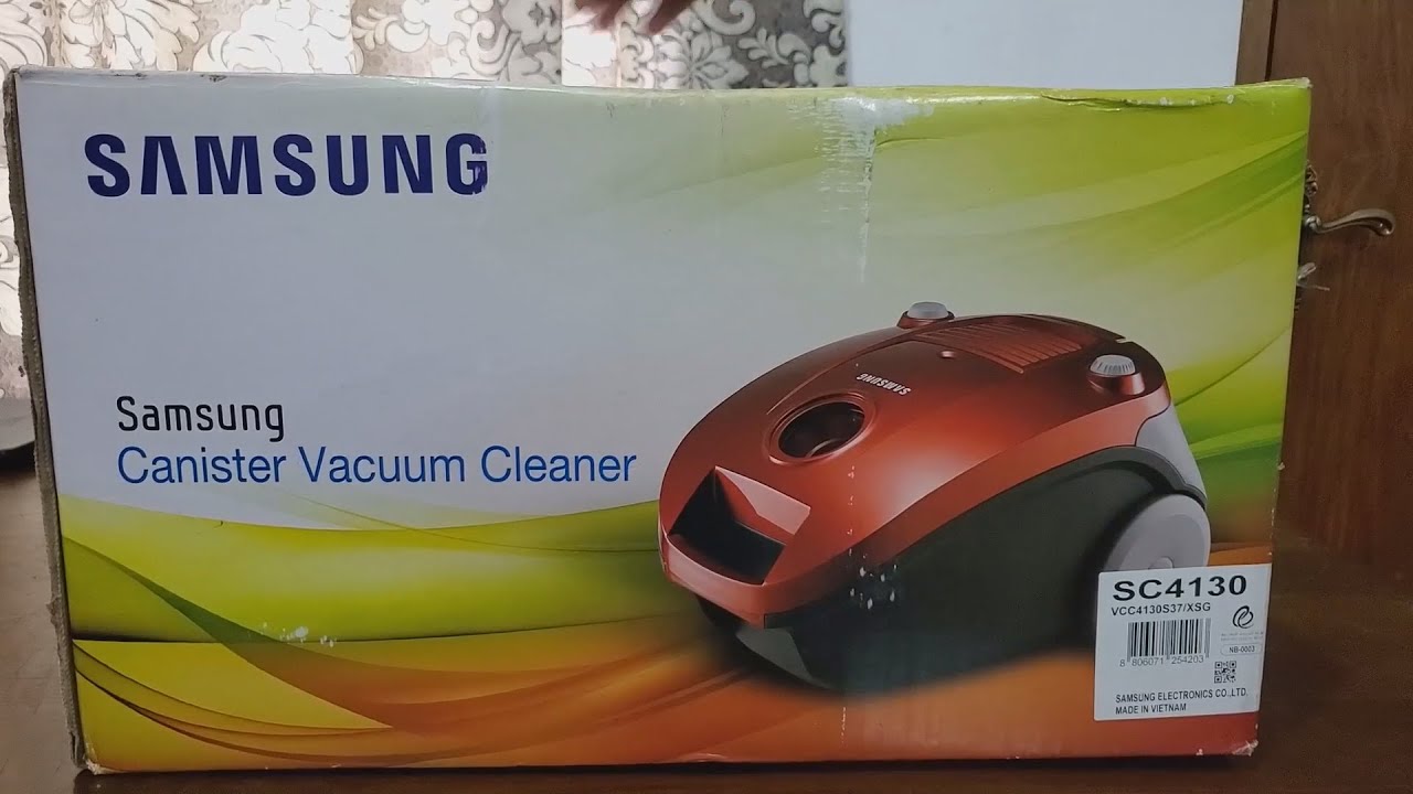 Samsung Canister Vacuum Cleaner Model SC4130 | Compact Vacuum Cleaner For Domestic Use