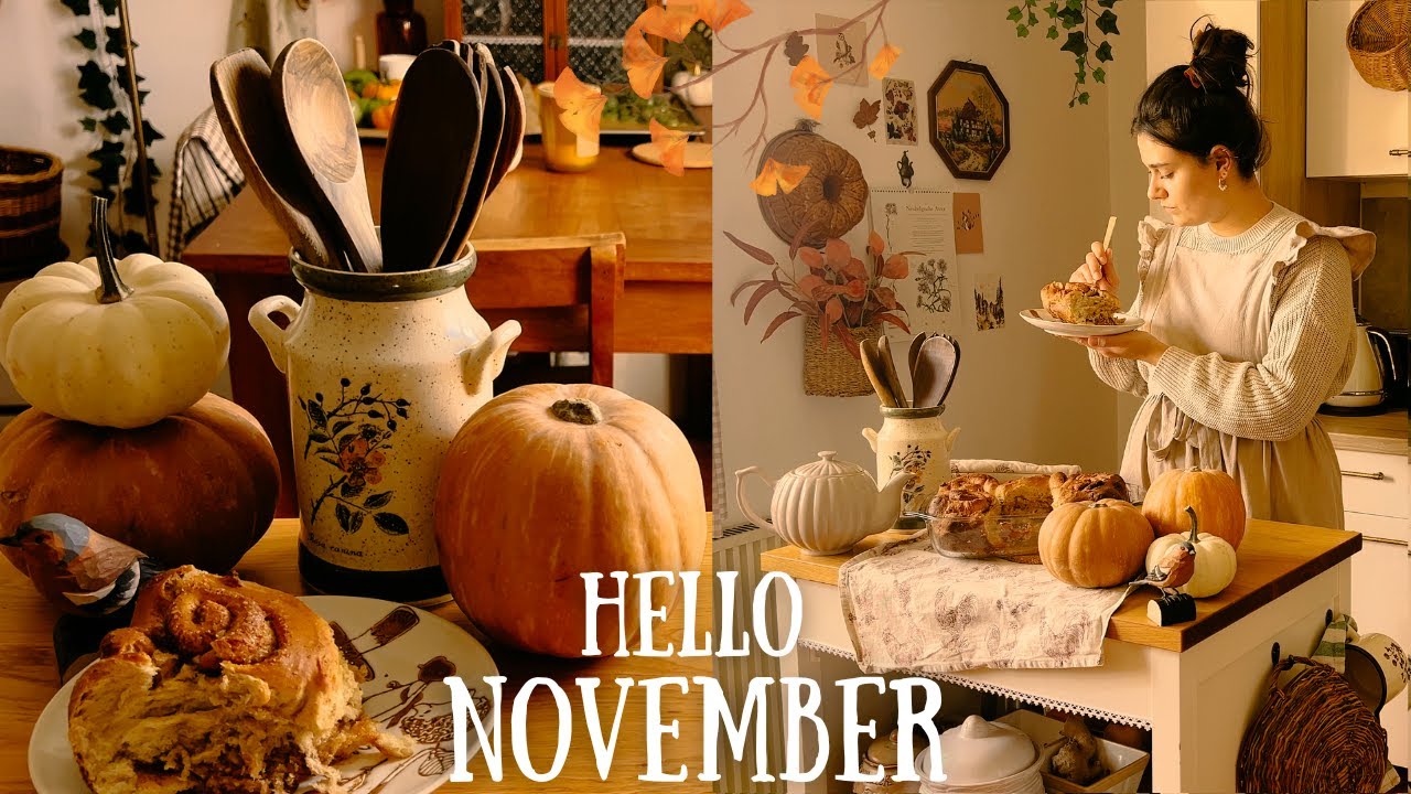 Slow, cosy autumn days in the countryside 🍂🐓 | slow living, cinnamon rolls, animal sanctuary