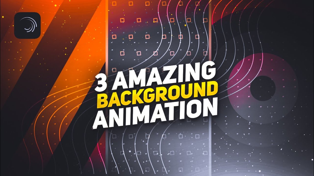 3 Amazing Background Animation Techniques In Alight Motion - Tutorial🔥