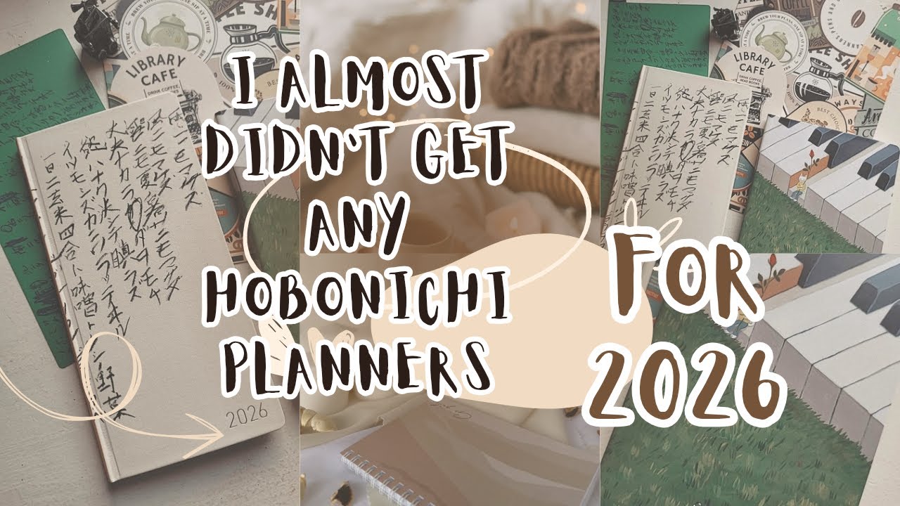 My 2026 Hobonichi order | Hobonichi Weeks  |  A6 Hon