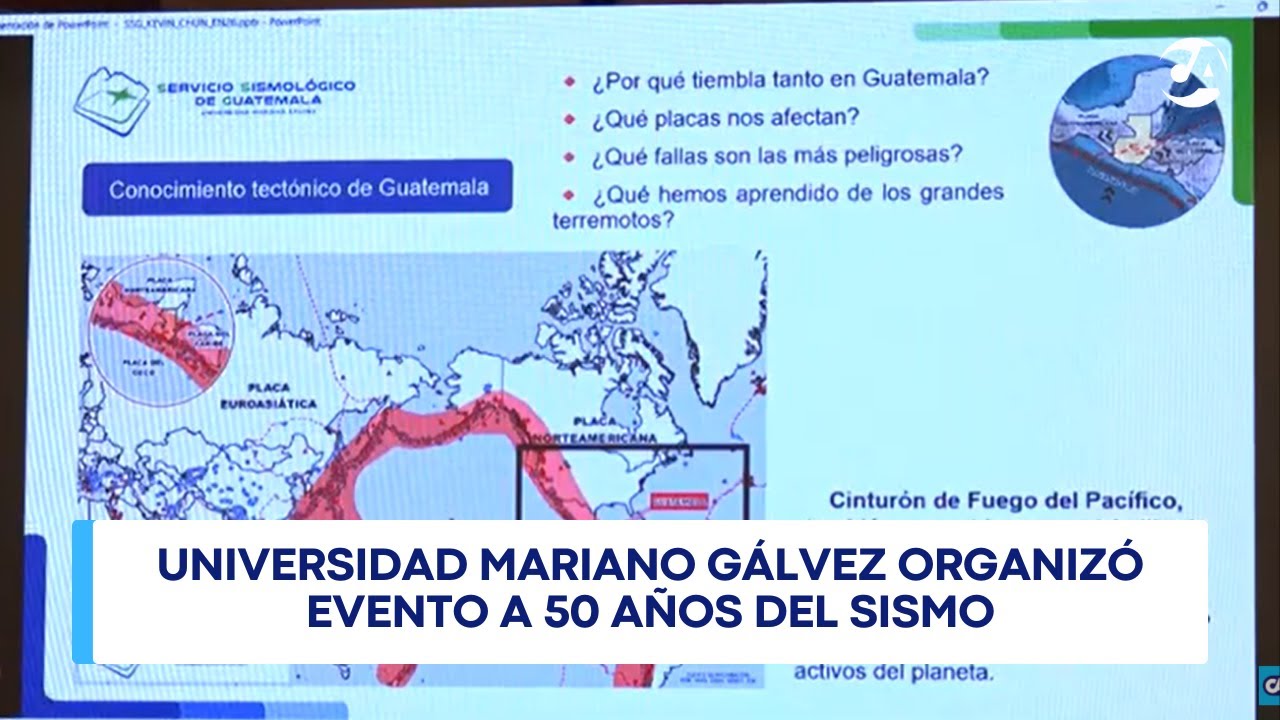 Expertos analizan en la UMG impacto del terremoto de 1976 y avances en prevención en el país