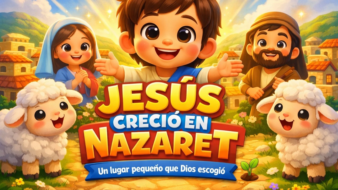 JESÚS CRECIÓ EN NAZARET 🌱 | NÉTSER y NATSAR Explicado Para Niños | Canción Cristiana Infantil