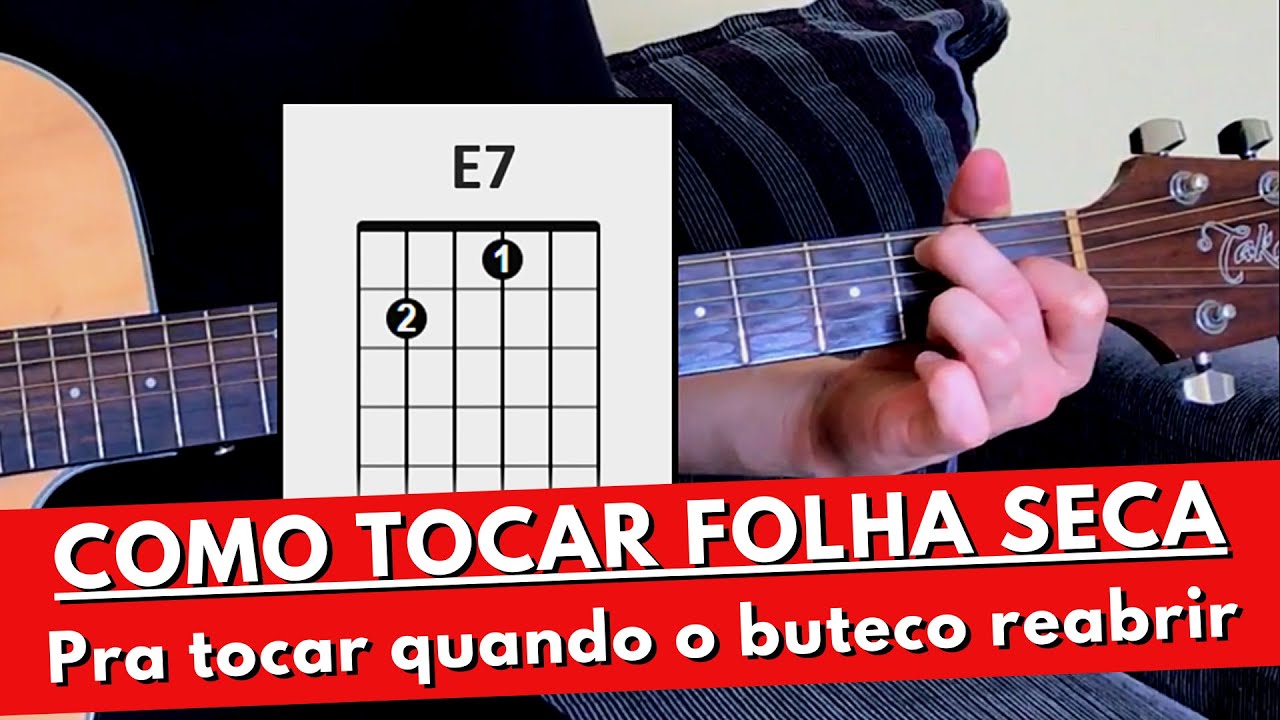 Como Tocar FOLHA SECA - Simplificada Sem Pestanas