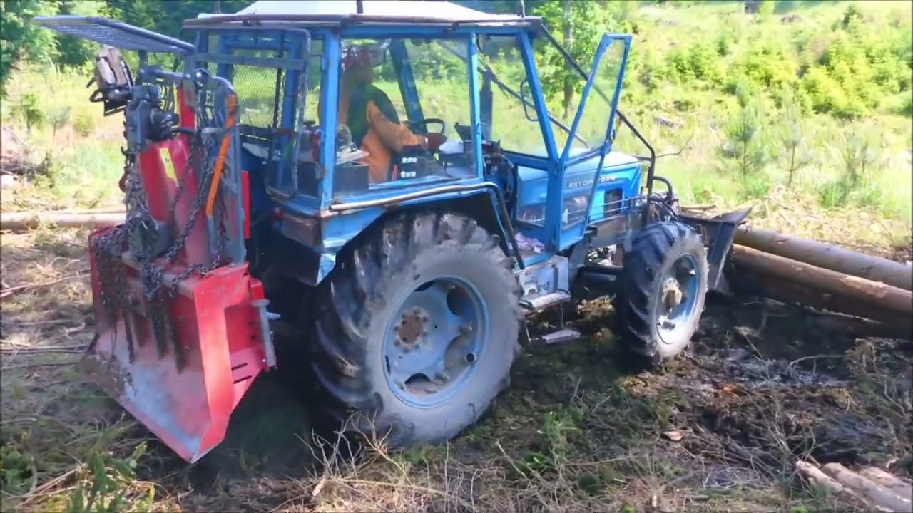 Forest job / Práce v lese - Zetor 6945 #427