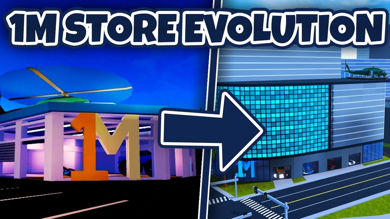 1M Dealership EVOLUTION... (Roblox Jailbreak)