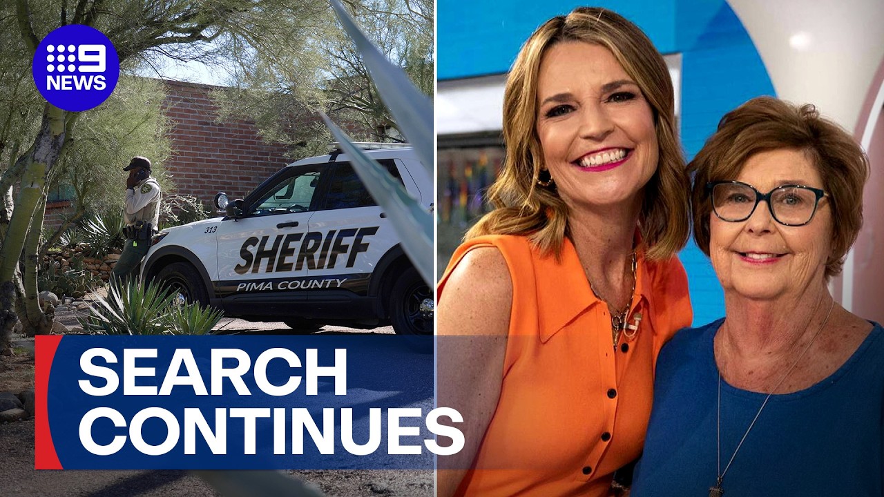 Police continue search for TV star's missing mother | 9 News Australia