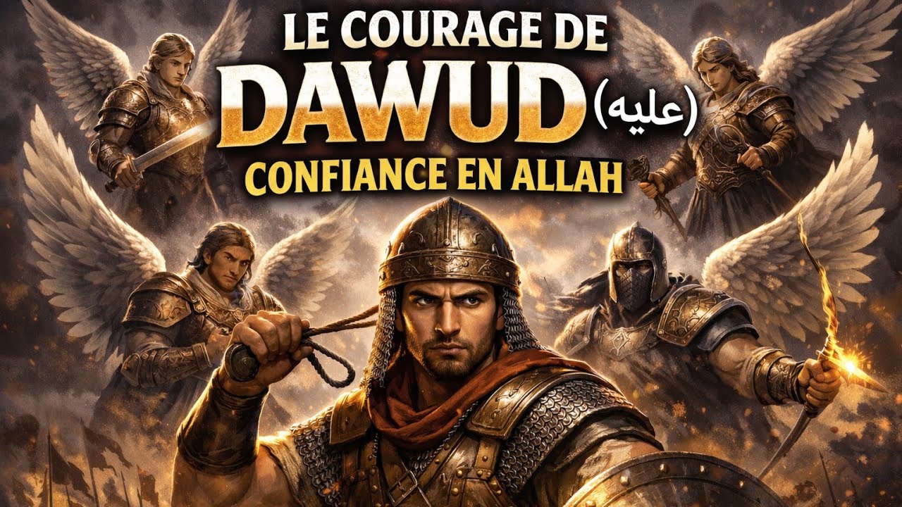 HISTOIRE DE DAWUD (عليه السلام) FACE AU GÉANT JALUT .