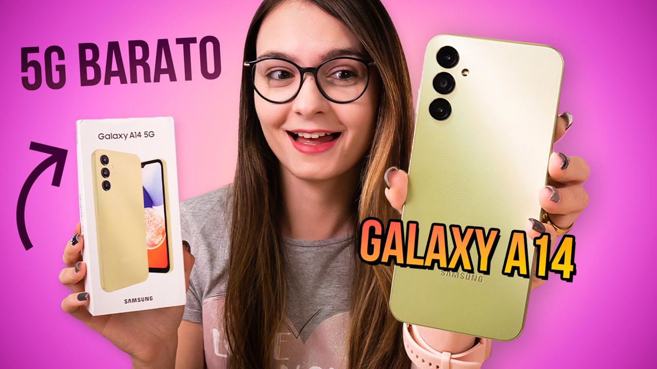 GALAXY A14 5G - SMARTPHONE BARATO com 5G! UNBOXING E PRIMEIRAS IMPRESSÕES!
