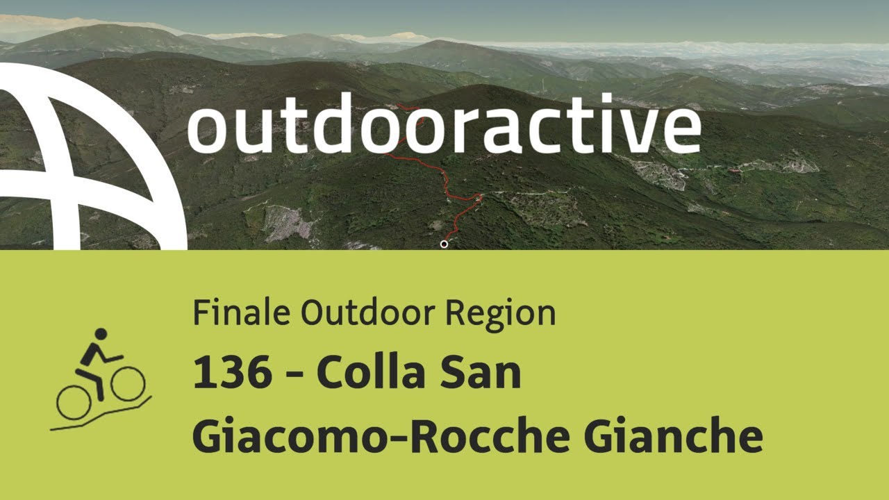 Mountain bike in Finale Outdoor Region: 136 - Colla San Giacomo-Rocche Gianche