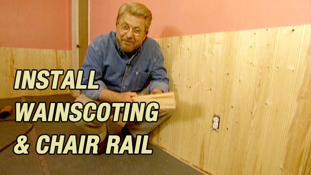 How to Install Wainscoting and Chair Rail
