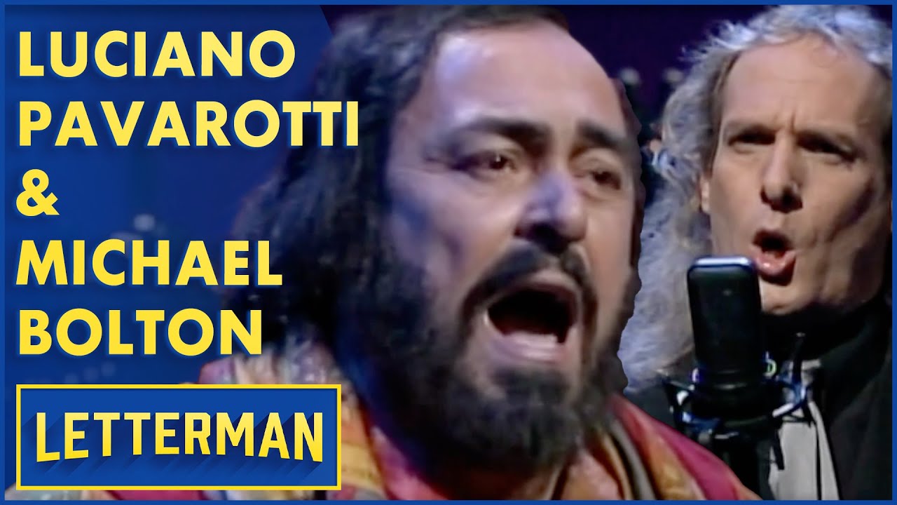 Luciano Pavarotti & Michael Bolton Sing 