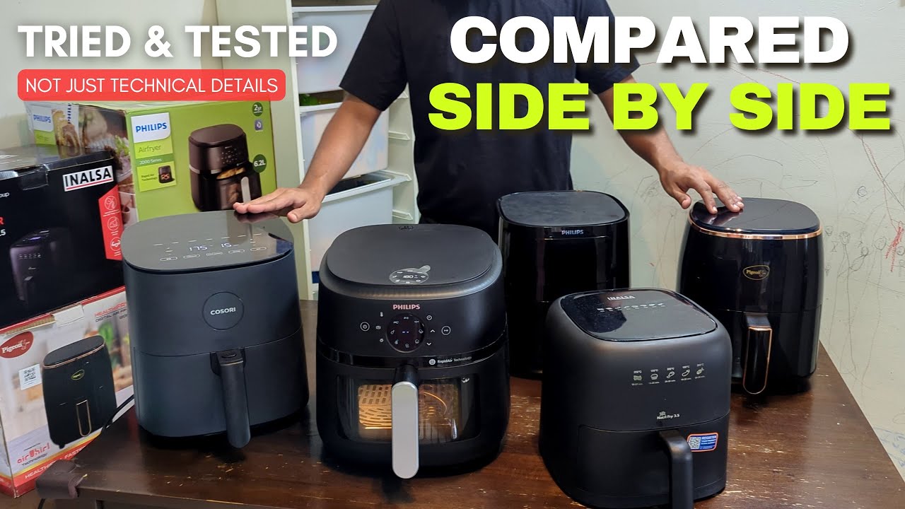 Best Air Fryer 2026 | Best Air Fryers in India |  3.5L to 6.2L Options