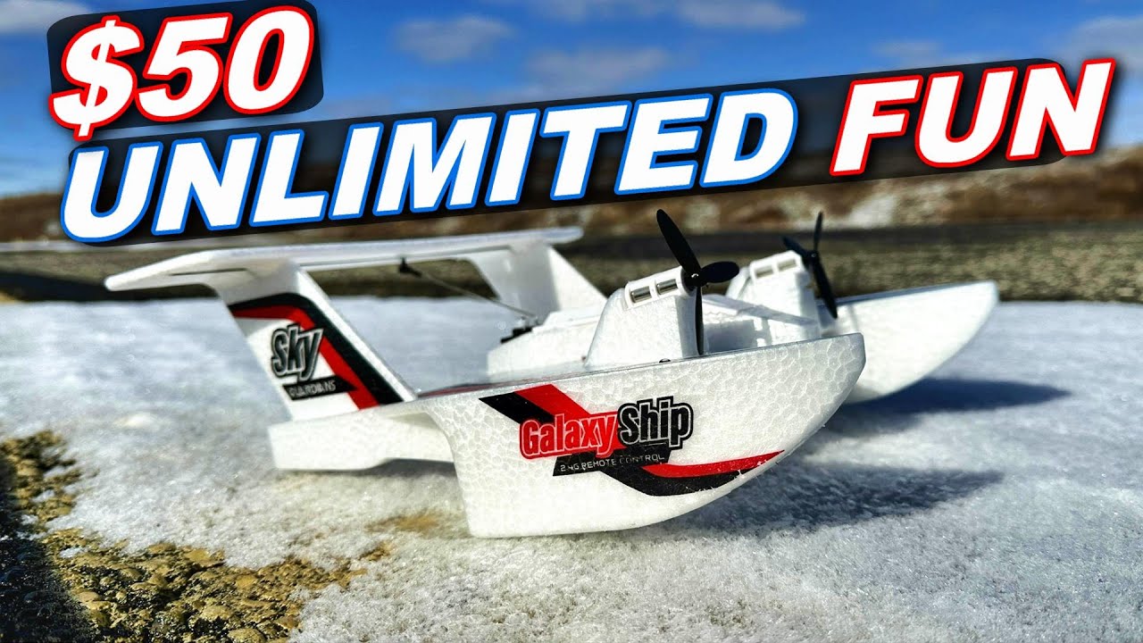 WILD, FUN, & CHEAP Land, Air, and Sea RC Plane!!