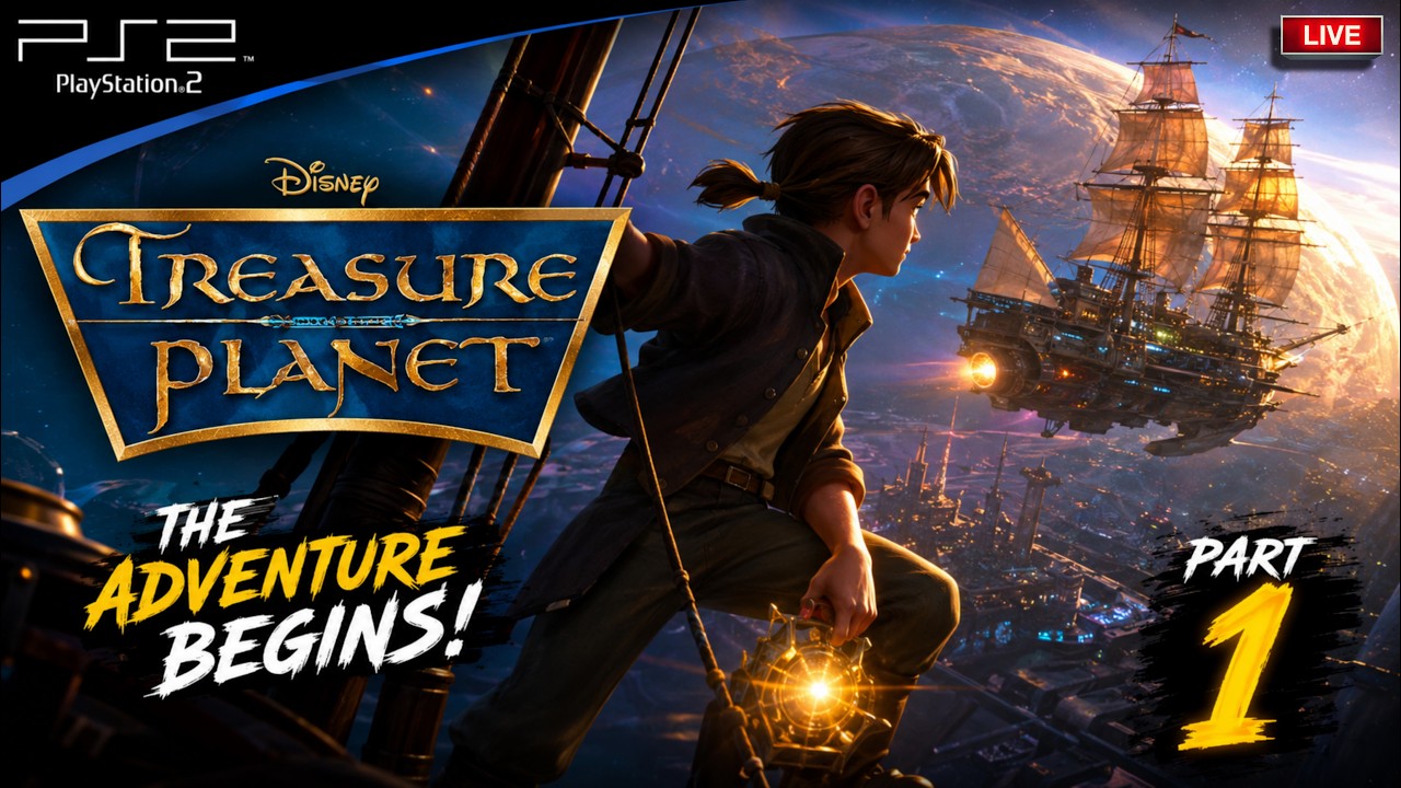Disney's Treasure Planet [2002] || Part-1 🎠⛷  || Live Stream 🔴 || Bizarre Creations 🧩