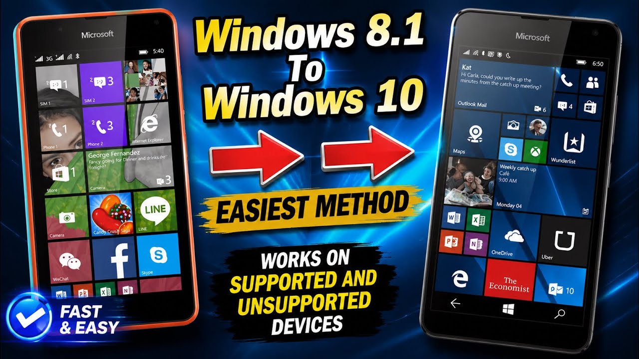Install Windows 10 on all Supported and Unsupported Device | Semi-Offline Update | Nokia Lumia |