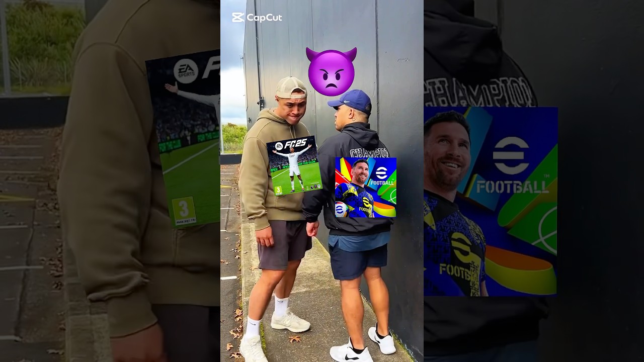 FC25 vs EFOOTBALL vs DLS25 💀🥶🔥. #dls25 #fifa #efootball #dlsgangs #dreamleaguesoccer2026 #gaming