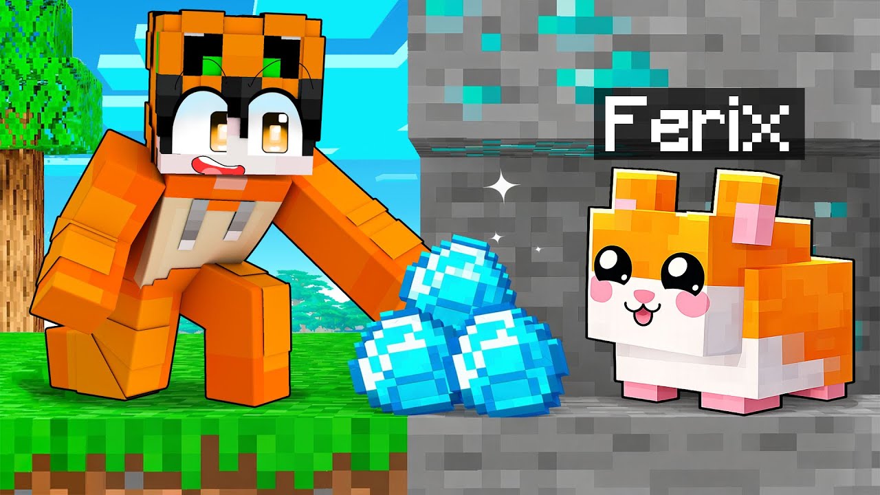 AKU MENJADI HAMSTER DI MINECRAFT!!