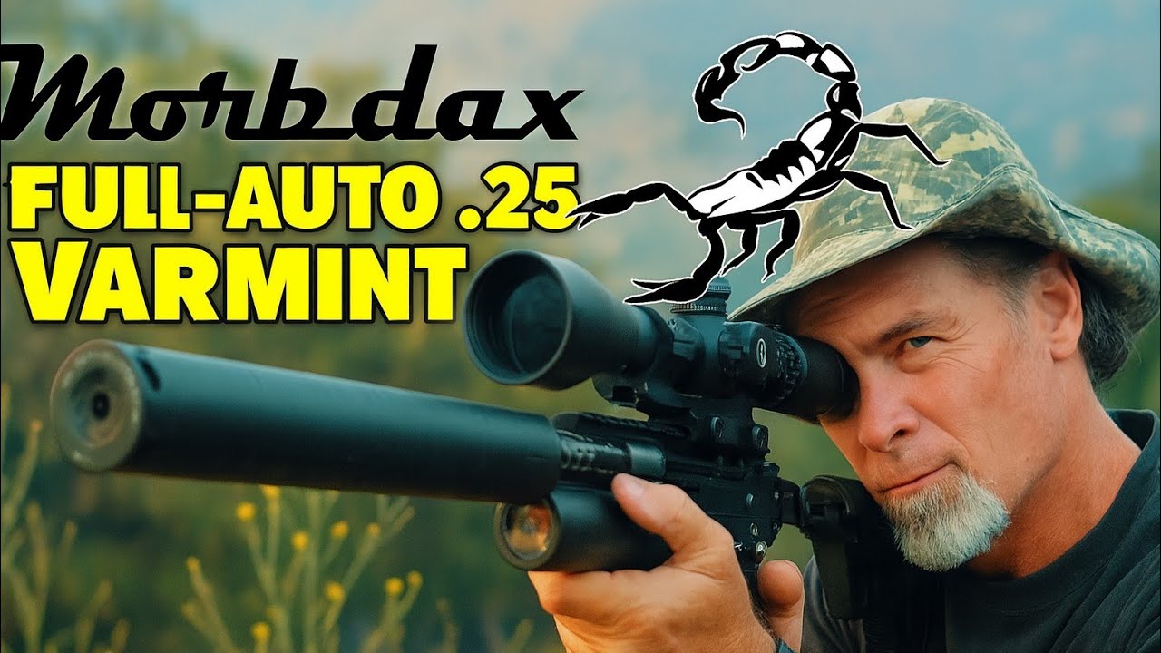 Mean FULL AUTO .25 Mordax Airgun!