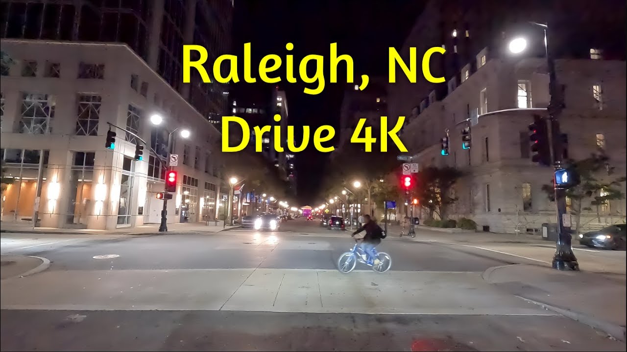 4K | Raleigh, North Carolina | Friday Night Drive