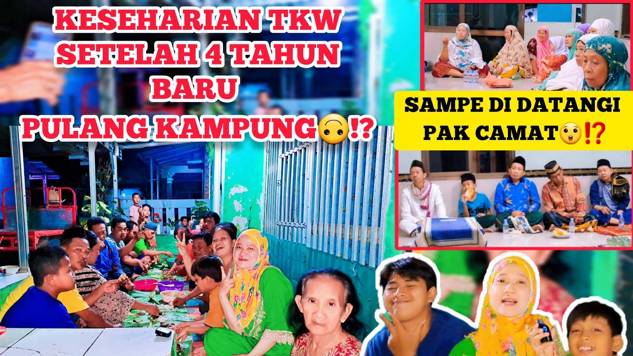 SEPERTI MIMPI😭‼️KEHIDUPAN TKW SETELAH 4 TAHUN BARU PULANG KAMPUNG⁉️SAMPE DI DATANGI PAK CAMAT😲‼️