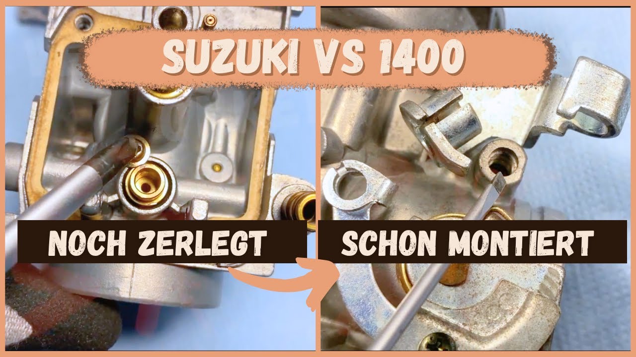 Vergaser Suzuki VS1400 Intruder montieren, Schritt für Schritt vom Vergaseronkel