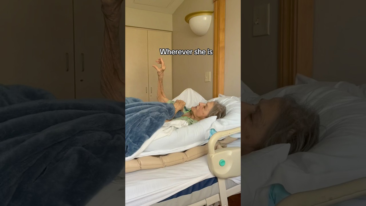 When dying people reach for their visitors #angels #afterlife #heaven #ghosts #paranormal #hospice