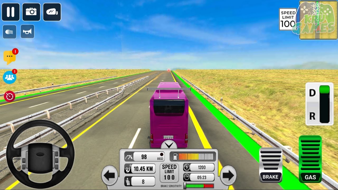 Coach Bus Driving Simulator 3D - Mega Ramp Racing Bus Driving Simulator - Android Gameplay #4
