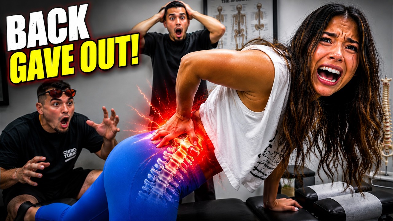 **2 HERNIATED DISCS POPPED** BY CHIROPRACTOR! 😱 | EMOTIONAL REACTION | Back Pain Relief | Dr John