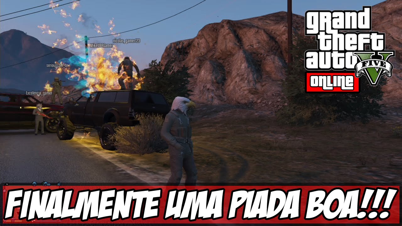 GTA V - Online - A MELHOR PIADA DO GALINHÃO! Easter Eggs de Canal e Mais!