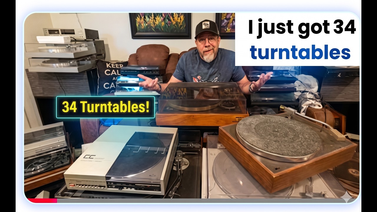 I just bought 34 turntables; did I get any gems? Sony, DUAL, AR, Technics, Yamaha, Pioneer, Kenwood