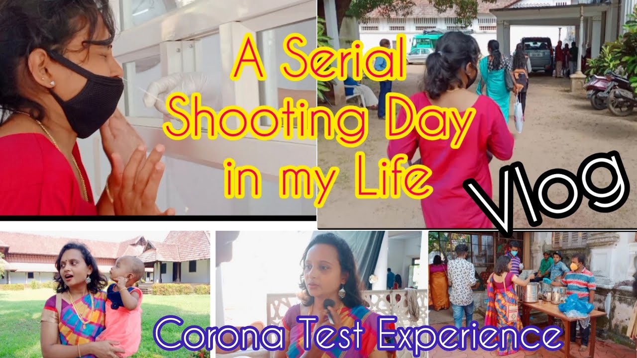 Santhwanam Serial Shooting day vlog/Experience of Covid-19 Test for Shooting/full day vlog/സ്വാന്തനം