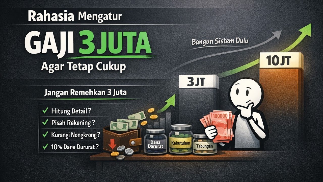 30 Hari Mengubah Gaji 3 Juta Jadi Lebih Teratur dan Punya Tabungan