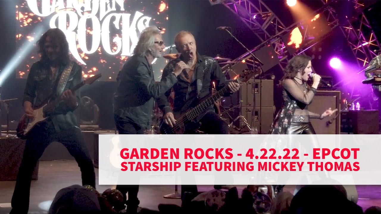 Starship Featuring Mickey Thomas (With Cian Coey) Garden Rocks Flower And Garden Festival 2022 Epcot