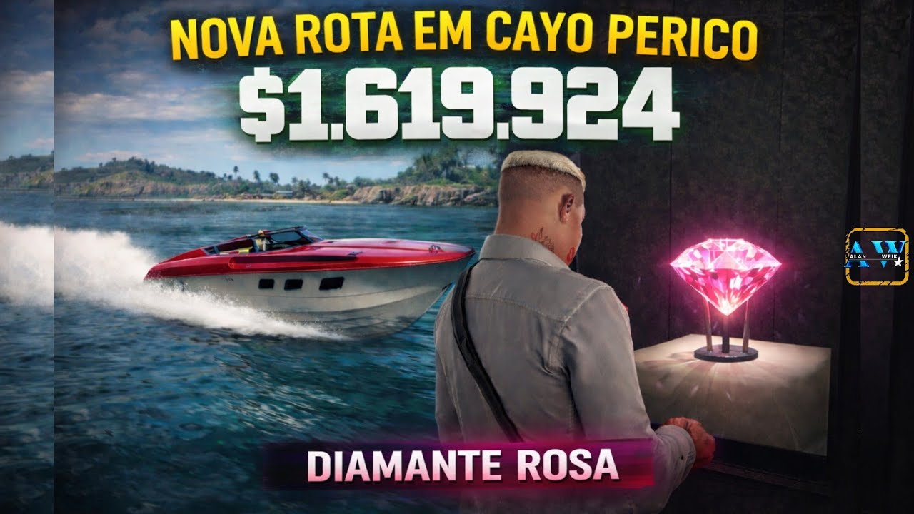 NOVA ROTA EM CAYO PERICO!!! GOLPE cayo perico $1619924 com ELITE SOLO 