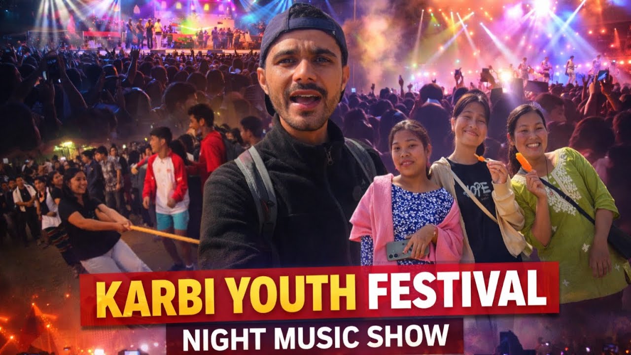 Karbi Youth Festival Night Music Show 2026 | Live Concert | Cultural Night Performance